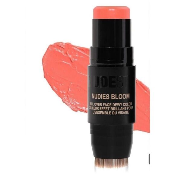 🧡 NUDESTIX Nudies Bloom – Tiger Lily Queen 🧡 Multi-tasking Cream Blush Stick f - Picture 2 of 8